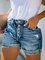 JFN Denim Pocketed Casual Shorts