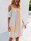 Yellow Cotton Sexy Dresses