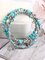 Turquoise Set of 3 Retro Fatima Palm Bracelets
