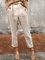 Light Khaki Pockets Simple Pants