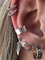 Women Alloy Silver Vintage Earrings