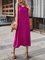 Fuchsia Shift Daily Basic Maxi Dress
