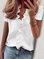 Short Sleeve Ruffled Vintage Shirts & Tops
