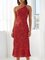 Spaghetti Dresses Sheath Daytime Leopard Dresses