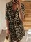 Leopard 3/4 Sleeve Casual Dresses