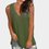 Solid Casual V Neck Cotton-Blend Shirts & Tops