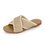 Woven Fabric Strap Cross Beach Slippers