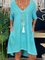 Women Pockets High Low Hem Solid Casual Dresses