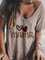 Short Sleeve Printed Casual Mom Letter T-Shirts