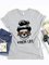 Rock Skull Mom Life Print T-shirt