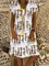 V Neck White Women Dresses Casual Linen Dresses