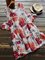 Printed Short Sleeve Crew Neck Casual Dresses