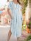 V Neck Shift Daily Tie Dye Dress