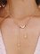 Simple Moon Pentagram Necklace
