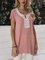 Pink Casual Plain Dresses