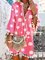 Women Boho Holiday Floral Tassel Sweet V Neck A-lined Midi Summer Dresses