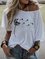 Short Sleeve Floral-Print Cotton-Blend Holiday T-Shirts & Tops