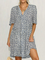 Plus size Daisy Short Sleeve Casual Dresses