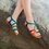 Color Leather Daily Summer Sandals