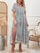 Floral Maxi Dress Plus Size Summer Boho Dresses