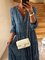 Blue Patchwork Printed Casual Dresses