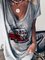 Cotton-blend casual top printed T-shirt
