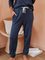 Drawstring Cotton-Blend Pants