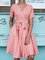 V-neck Wrap Casual Cotton Linen Dress