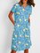 Floral ladies dress pocket midi dress