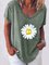 Casual Short Sleeve Printed T-Shirts