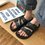 Women Slide Home Wear Flat Heel Fall Pvc Slippers