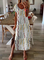 White Knitted Shift Short Sleeve Dresses