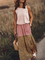 Plus size Polka Dots Sleeveless Casual Dresses