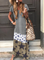 Gray Short Sleeve Star Shift Knitted Dresses