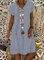 Casual Short Sleeve Striped Dresses