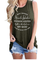 U-Neck Cotton Floral-Print Casual Vests