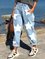 Light Blue Denim Cocoon Vintage Pants