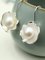White Alloy Sweet Earrings