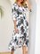 White Half Sleeve Boho Dresses