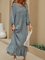 Black 3/4 Sleeve Boho Dresses