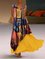 V Neck Paneled Tribal Boho Maxi Dresses