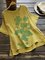 Yellow Plants Crew Neck Short Sleeve Cotton-Blend Shirts & Tops