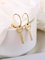 Mini Key Alloy Love Earrings