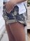 Camouflage Green Printed Casual Ripped Short Pants