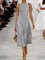 Sleeveless Striped Midi Dress Plus Size Summer Dresses