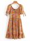 As Picture A-Line Printed Vintage Off Shoulder Dresses