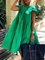 Casual Solid Short Sleeve A-line Dresses