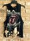 Black Vintage Sleeveless Shirts & Tops