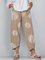 Cotton-Blend Casual Polka Dots Pants