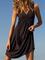 Vintage V Neck Sleeveless Dresses